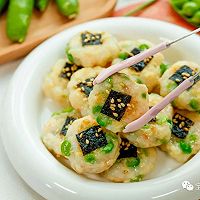 鲜虾豌豆豆腐饼【宝宝辅食】的做法图解11