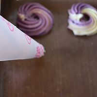 双色奶香紫薯曲奇饼干，酥脆好吃，烘焙食谱的做法图解8