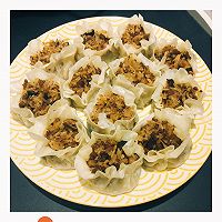 香菇牛肉糯米烧麦的做法图解7