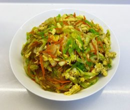 三丝炒鸡蛋的做法