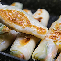 素锅贴的超简单做法，饺子皮就能做的做法图解9