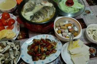 鱼头豆腐火锅 冬天必备营养火锅