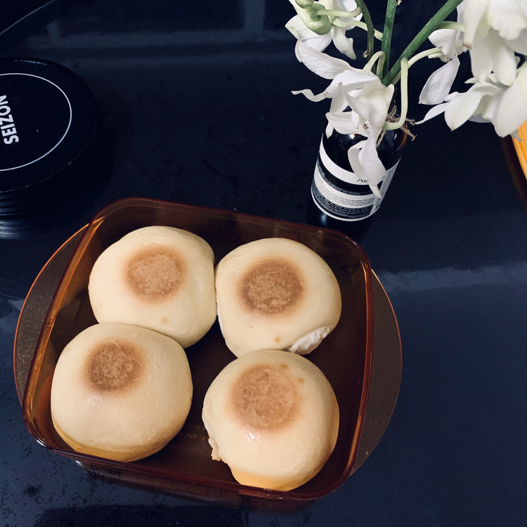 奶黄电饭包的做法