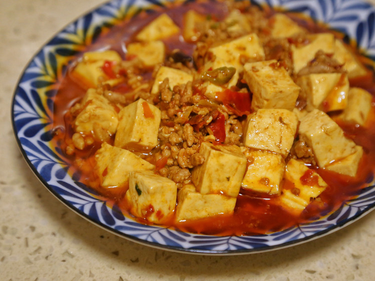 无油快手麻婆豆腐【健康家常菜】的做法