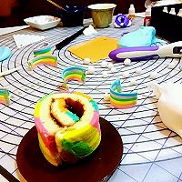 彩虹小蛋糕的做法图解7