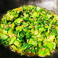 肉末小白菜的做法图解6