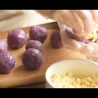 香芋紫薯芝心仙豆糕的做法图解12