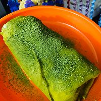 抹茶味毛巾卷的做法图解9