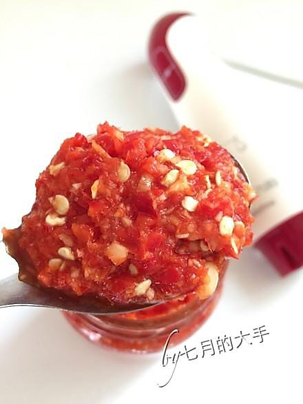 蒜蓉辣椒酱的做法