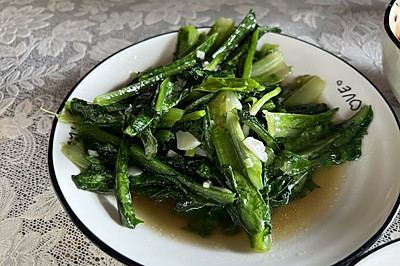 清炒油麦菜