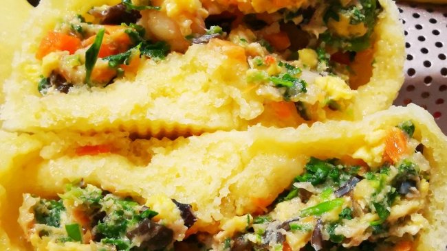 荠菜团子的做法