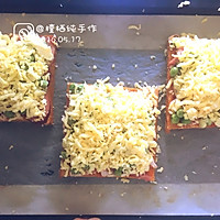 简单早餐之面包片比萨的做法图解6