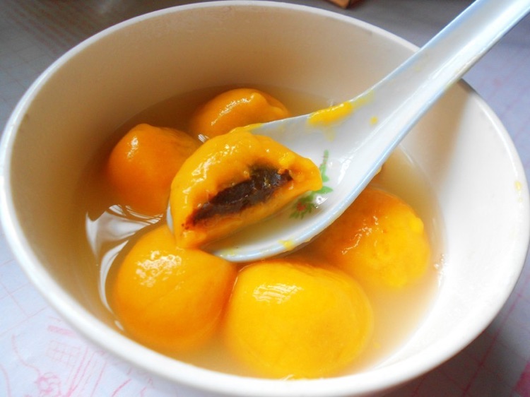 南瓜汤圆的做法图解1