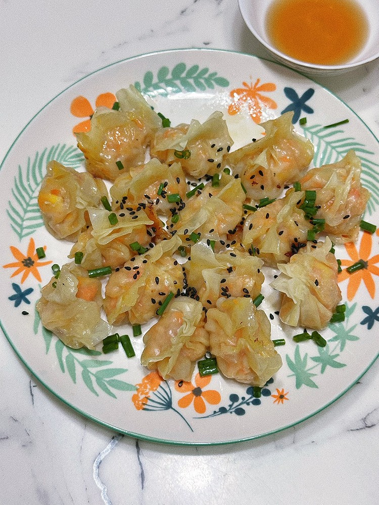 快手早餐——虾仁肉沫烤馄饨的做法
