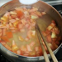 暖暖的西红市土豆鸡蛋疙瘩汤的做法图解7