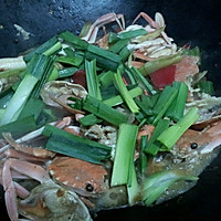 姜葱炒海蟹的做法图解4