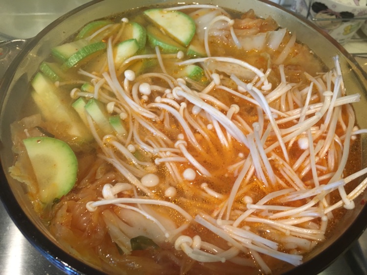 泡菜汤的做法图解5