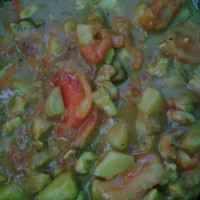 蔬菜咖喱饭（没有肉）的做法图解4