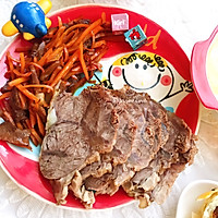 #合理膳食 营养健康进家庭#不重样早餐，牛肉配蛋黄酥的做法图解19