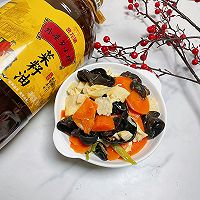 #寻味外婆乡，香聚中国年#豆腐炒胡萝卜黑木耳的做法图解8