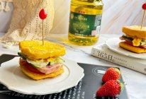 #金龙鱼橄榄油调和油520美食菜谱#❤️早餐馒头汉堡的做法