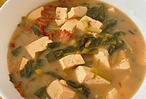 雪里红炖豆腐的做法