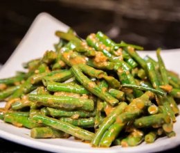 麻汁豆角的做法