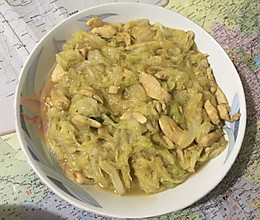 鸡丝白菜的做法