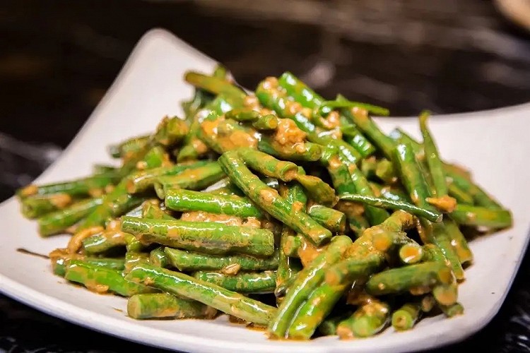 麻汁豆角的做法