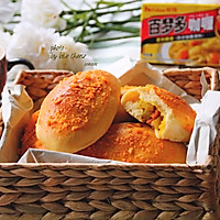 咖喱鸡肉面包#百梦多圆梦季#的做法图解17