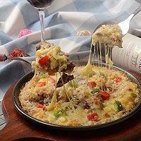 麻辣猪软骨铁盘焗饭的做法图解10