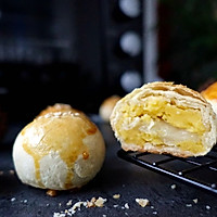 麻薯奶黄酥#松下烤箱烘焙盛宴#的做法图解21