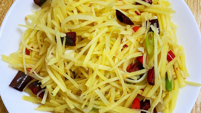 爆炒土豆丝——家常口味