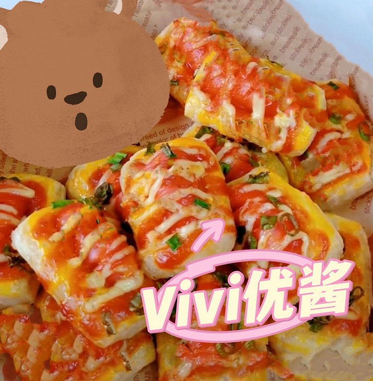 香肠小面包（手抓饼简易版）的做法