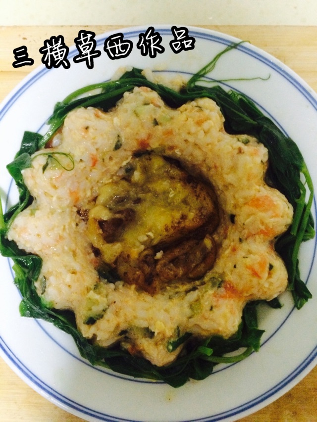 【三横草西作品】向日葵蛋饭的做法图解4