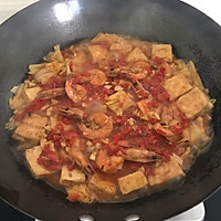 #好吃不上火#大虾白菜豆腐煲的做法图解14