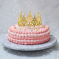 #精品菜谱挑战赛#皇冠彩色蛋糕的做法图解25