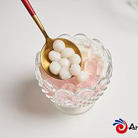 #解腻开胃就吃它# 嗦一口降温5度！清凉解暑的玫瑰蜜桃冰粉的做法图解7