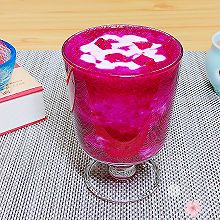 #夏日冰品不能少# 梦幻火龙果酸奶杯