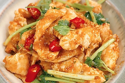 香拌鸡肉片