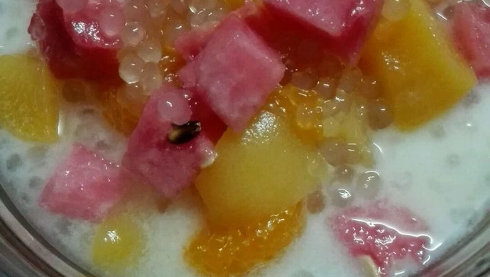 西米水果杯