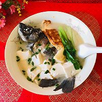 #中秋宴，名厨味#味美双蛋鱼汤的做法图解9