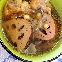 莲藕黄豆猪蹄汤（电饭锅版）的做法图解5