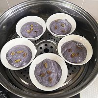 百吃不厌~黑米发糕的做法图解7