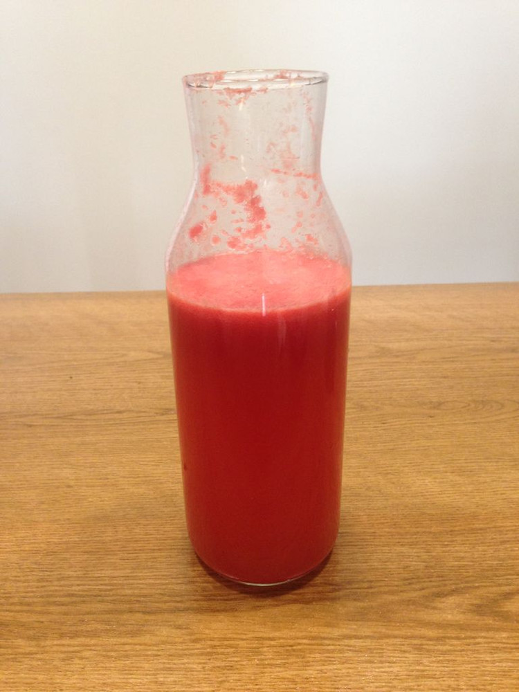 清热低糖——鲜榨西瓜汁的做法