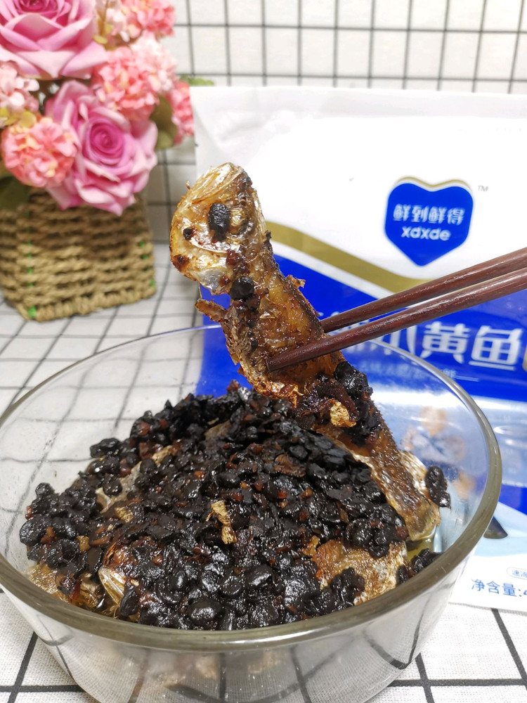 香酥美味豆豉小黄鱼的做法