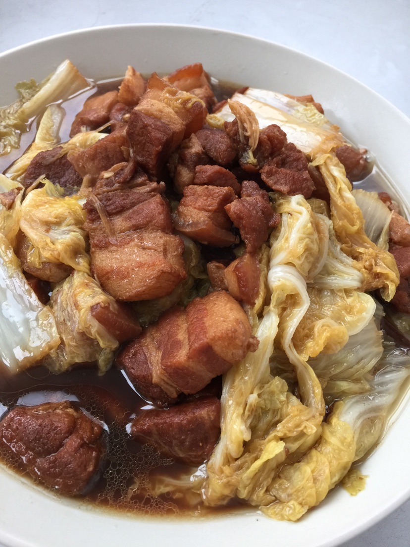 红烧肉炖白菜