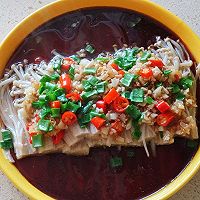 #李锦记旧庄蚝油鲜蚝鲜煮#蒜蓉清蒸金针菇的做法图解14