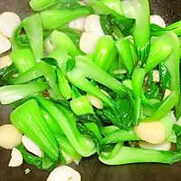 #一学就会快手菜#香菇炒上海青的做法图解13