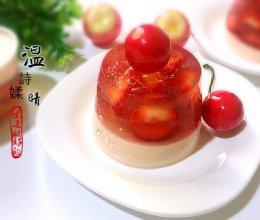 草莓果冻芝士杯#黑人牙膏一招制胜#的做法